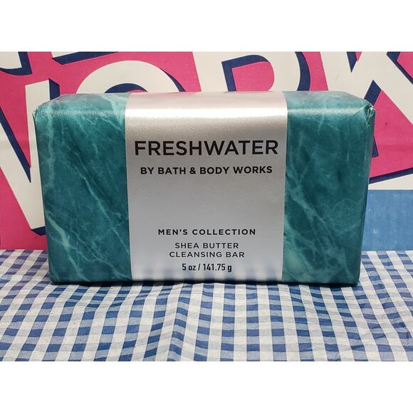 BBW Fresh Water Men's Collection Shea Butter Cleansing Bar Soap - Picture 1 of 2